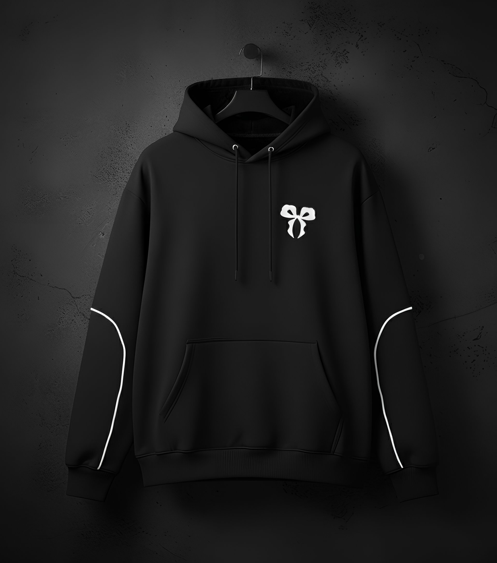 Bow Era Hoodie Black