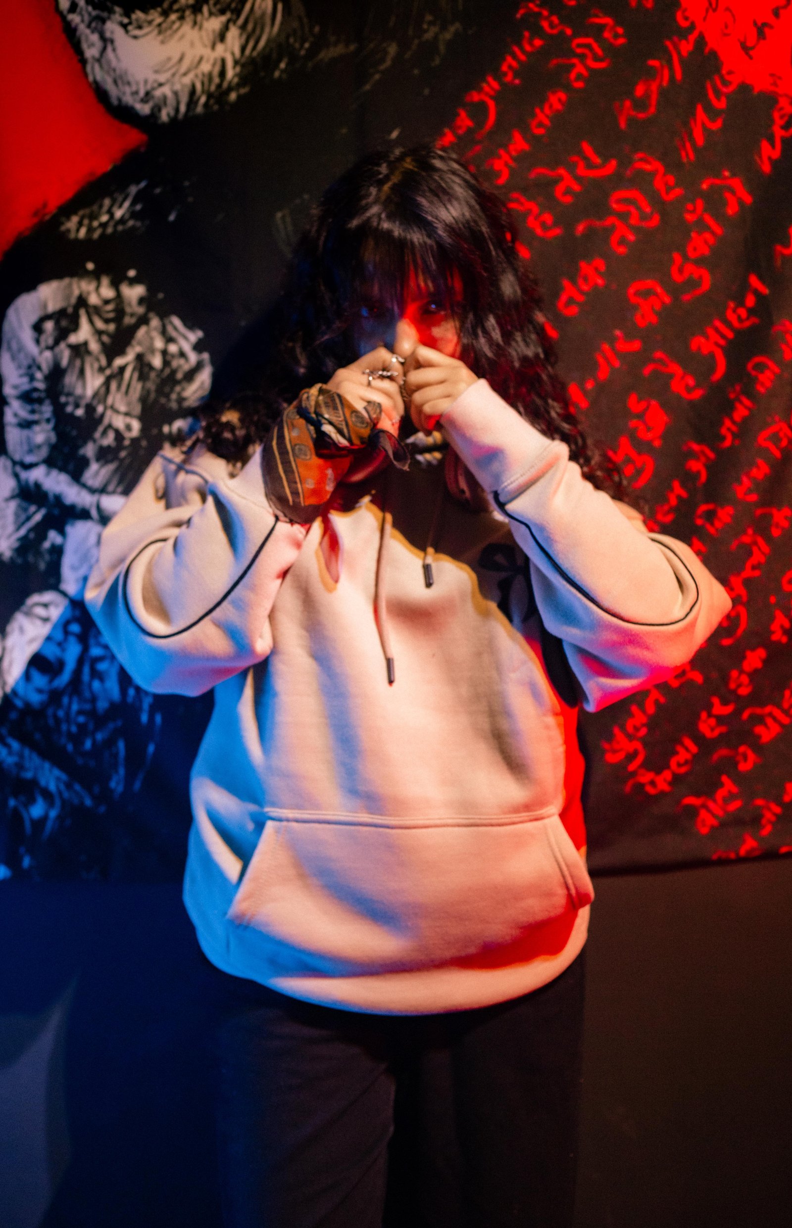 Bow Era Hoodie Beige