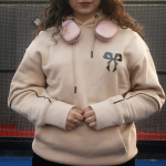 Bow Era Hoodie Beige